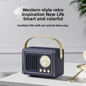 New Design Retro for Speaker-Mini <b>Portable</b> USB Flash Drive & TF Card Reader FM <b>Radio</b> Battery Powered Full-Range Sound Gift - Product Image 3
