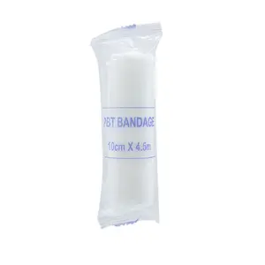 Медицинский эластичный хлопковый марлевый рулон, индивидуальная упаковка, повязка на рану, стерильная повязка, медицинская марлевая повязка 5*450 см