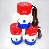 Pompe de cale marine submersible mini 12V 24V DC 1100GPH avec moteur à aimant permanent et hauteur de refoulement max. de 4M