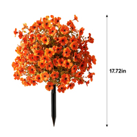 Kunstmatige moederbloemstok, nep bloemdecoratie voor huis, tuin, herfst, bruiloft, feest, groothandel, plastic bloemen, buitenlandschap