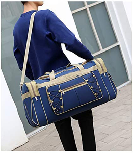 Bolsa <span class=keywords><strong>de</strong></span> Viaje para Hombre, Bolsa <span class=keywords><strong>de</strong></span> Mano para Viajes <span class=keywords><strong>de</strong></span> <span class=keywords><strong>Fin</strong></span> <span class=keywords><strong>de</strong></span> <span class=keywords><strong>Semana</strong></span>, Bolsa <span class=keywords><strong>de</strong></span> Lona Oxford Ligera y Extra Grande, Bolsa <span class=keywords><strong>de</strong></span> Gimnasio Sólida - Product Image 3