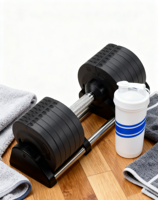 Ensemble d'haltères en caoutchouc réglables, durables et écologiques Tronzen Tianjin, utilisation commerciale, équipement de fitness pour salle de sport