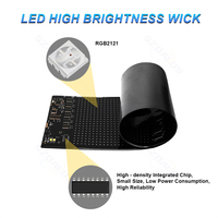 Écran d'affichage LED flexible 5V, 2 pièces, 16*96 LED, avec animation de texte défilant, panneau matriciel LED contrôlé par application pour camion
