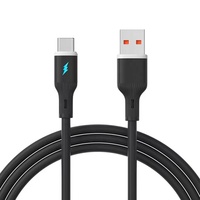 Câble de charge rapide universel 6A 66W en silicone souple Type C vers USB pour iPhone, Samsung, Xiaomi, Huawei
