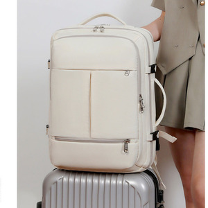 Sac à dos d'ordinateur Oxford léger personnalisé avec port USB, pour les voyages d'affaires de courte durée, grande capacité, sac à dos pour femmes - Product Image 5