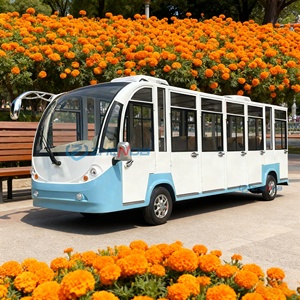 Autobús Turístico Eléctrico de Lujo de 17 Plazas, Totalmente Cerrado, con Tracción en las 4 Ruedas, Nuevo, Fabricado en China - Product Image 2