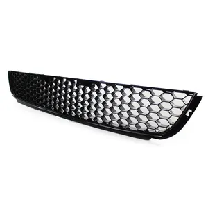 ZPARTNERS Custom Glossy Black Center Honeycomb Mesh Bumper Car Grille Mesh Front Car Grille Guard Applicable For GLOF 6
