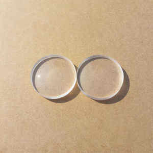 Gafas ópticas BK7/K9 con recubrimiento AR personalizado, lentes biconvexos dobles de sílice fundida UV - Product Image 3