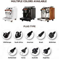 Mesin Kopi Espresso Komersial Profesional dengan Boiler Ganda Stainless Steel dan Pengaduk Susu
