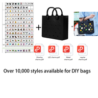 Noël EVA sac fourre-tout étanche poinçon trous sac pour sabot breloques vacances voyage Shopping travail femmes sac cadeau