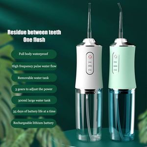 Mini irrigateur buccal sans fil rechargeable de 220 ml, étanche, pour le nettoyage des dents, soin dentaire - Product Image 2