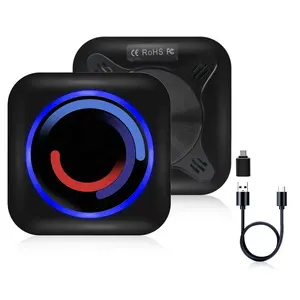 Jmance Sim Kaart Tf Kaart Mini Carplay Ai Box Android 10 Gps Navigatie Usb Plug En Play Smart Touch Box