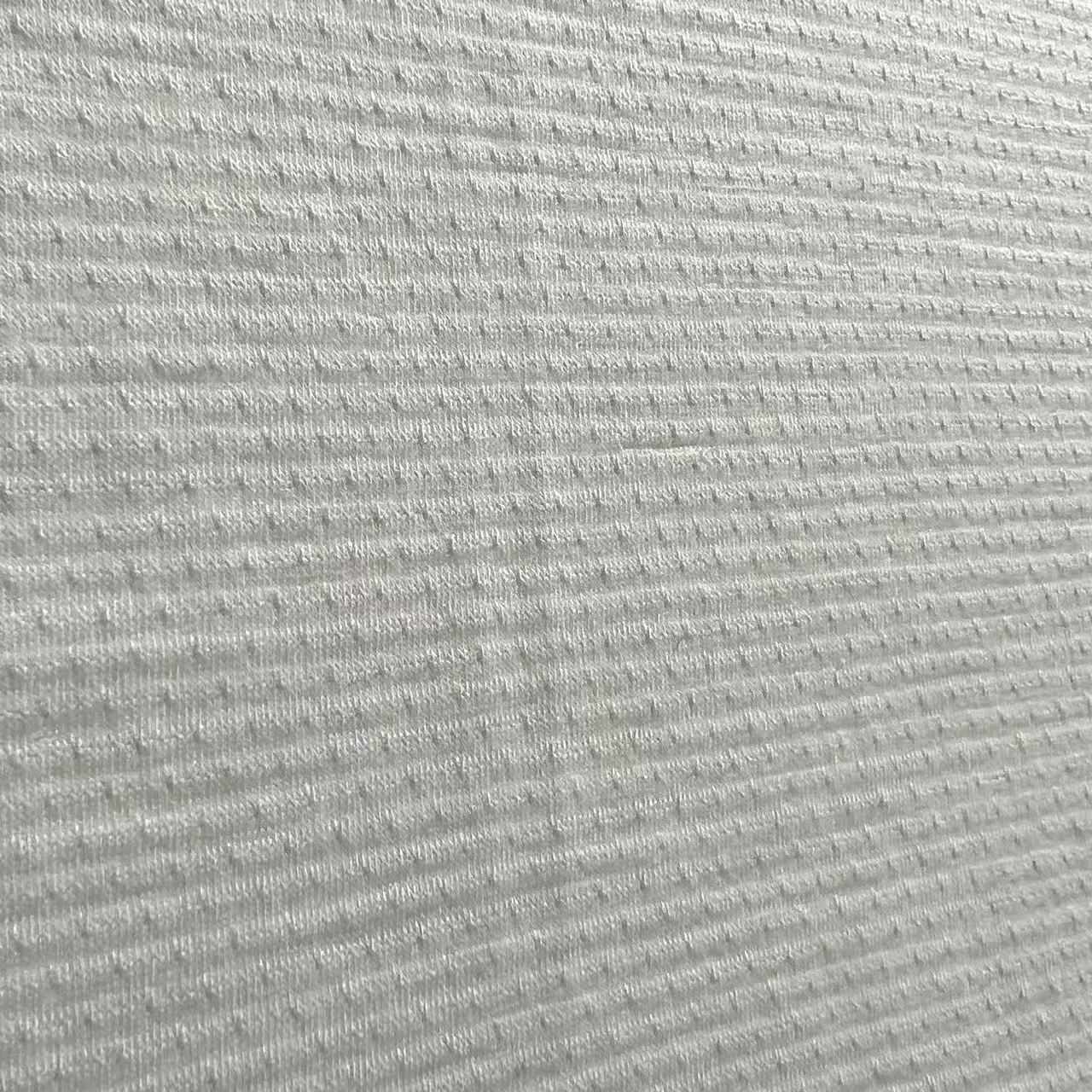 50% Merino Wool 34% Polyester 15% Nylon 1% Spandex Skin-friendly, Slightly Elastic Merino Wool Mesh Fabric