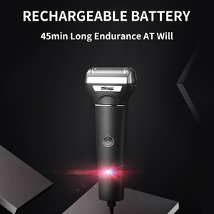 Afeitadora Eléctrica Dsp, 45 Minutos de Autonomía, Resistente al Agua, Carga USB, Maquinilla de Afeitar de Doble Cuchilla para Hombre - Product Image 3