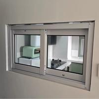 Fenêtre coulissante de sécurité moderne de haute qualité, double vitrage, isolation thermique et insonorisation, fenêtre en vinyle pour résidentiel et bureaux