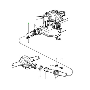 Arbre de transmission arrière Ram 52105862AB pour Ram 1500 2500 3500 1998 2002 - Product Image 3