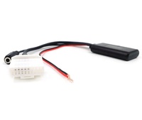 20Pin Voiture Radio Entrée AUX 3.5MM Audio Bleu-dent Microphone Câble Adaptateur pour Toyota Camry Corolla 4 Coureur RAV4
