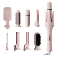 Lisseur de cheveux 9 en 1 avec plaques interchangeables, chauffage rapide PTC, fer à lisser en céramique