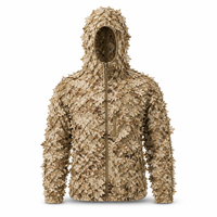 Tenue de camouflage infrarouge avec feuille 3D pour dispositifs de dissimulation