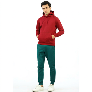 Basics, Sweat-shirts à capuche personnalisés imprimés en coton mélangé pour hommes, coupe ample, grandes tailles, pour couples - Product Image 1