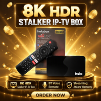 Pengiriman Cepat Stok AS Garansi 2 Tahun 8K Stalker IPTV Box HiiTV 2G 16G H96 Max M2Plus LemonTV Android Dengan Remote BT XC2 XTV