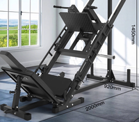 Équipement de fitness musculation Multi Gym Combo Hack Squat et Leg Press Hack Squat Leg Press Leg Press Hack Squat Machine