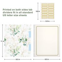 Porte-documents en cuir, papier, lin, format A4, avec logo personnalisé, pour bureau, école, organiseur de documents, classeur à anneaux, 1, 2, 3 pouces