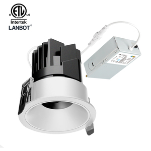 Faretto da incasso 3 pollici Etl Cob commerciale 0-10v dimmerabile con J-Box 3 colori selezionabili 100-277v - Product Image 5