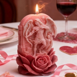 Molde de silicona para aromaterapia TangChu Angel Warrior, difusor de aroma con diseño de estatua de ángel europeo, moderno y sencillo para uso familiar - Product Image 3