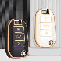 Pour Peugeot 208 3008 308 508 408 2008 307 4008 – Housse de protection de clé de voiture de haute qualité, étui, coque, accessoires, sac