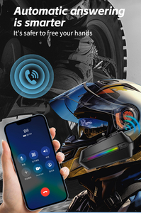 ชุดหูฟังติดหมวกกันน็อคมอเตอร์ไซค์ C5S กันน้ำระดับ IPX6 เชื่อมต่อบลูทูธ 5.3 รองรับการสลับภาษาสองภาษาเพื่อเปิดใช้งานผู้ช่วยเสียง - Product Image 5