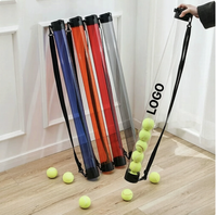 Tube de ramassage de balles de tennis et de pickleball, transparent, extensible, en plastique, design portable, le plus vendu aux États-Unis, en stock