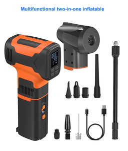 Newo <span class=keywords><strong>mini</strong></span> xách tay 2 En 1 trong nhỏ cầm tay không dây xe máy hút bụi không dây lốp Inflator với máy thổi khí chức năng - Product Image 5