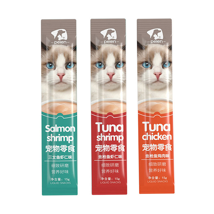 Закуски для кошек в полоску, 15 г, жидкие увлажняющие питательные закуски для кошек