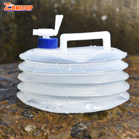 Puits d'inspection SGS 3 Ltr 5 Litro 8 Litres 10 L 15 Litres Tambours à eau pliants portables pour camping en plein air randonnée