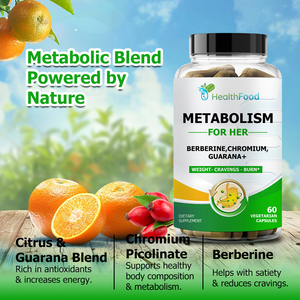 Hot Sale Metabolism Capsules with L-Arginine Helps with Satiety Reduces Cravings Rich in Antioxidants Increases Energy Capsules - Product Image 5