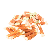 OEM Vente en gros Délicieuses gâteries saines pour animaux de compagnie Friandises pour chiens Biscuits enveloppés de bœuf