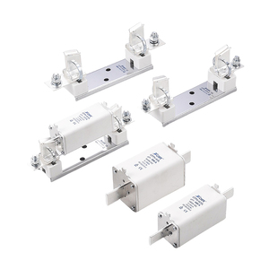 Série NH XL 35-500A 1500V DC, fusible en céramique et cuivre pour panneaux solaires photovoltaïques GPV, certifié CE TUV - Product Image 1