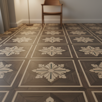 Parquet d'art de luxe en bois véritable multicouche Royal Naturel, Revêtement de sol en bois d'ingénierie de luxe