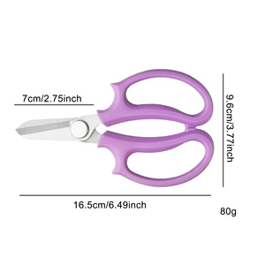 Kéo làm vườn bằng thép không gỉ, kéo cắt hoa chuyên nghiệp, tay cầm thoải mái, kéo tỉa cây, dụng cụ cắt tỉa cây cảnh - Product Image 3