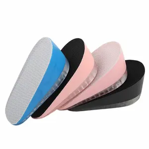 1.5Cm-3.5Cm Gel Hak Liften Hoogte Te Verhogen Inlegzolen Schoen Inzetstukken Pads Verhogen Siliconen Hak Binnenzool Voor Mannen En Vrouwen