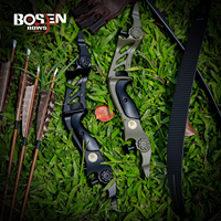 Améliorez votre arc de chasse traditionnel avec un arc recurve en carbone de 17 pouces et un riser en alliage d'aluminium ILF