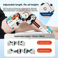 Immobilisateur orthopédique réglable médical orthèse post-opératoire stabilisateur de genou articulé orthèse Protection professionnelle réadaptation