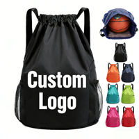 Sac à dos unisexe professionnel ODM en maille avec cadre externe, cordon de serrage, durable, respirant, en PVC et polyester recyclable, sangle rétractable