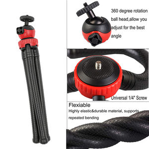 Mini trépied flexible <span class=keywords><strong>pour</strong></span> téléphone avec télécommande, trépied de voyage <span class=keywords><strong>pour</strong></span> <span class=keywords><strong>filmer</strong></span> avec smartphone - Product Image 5