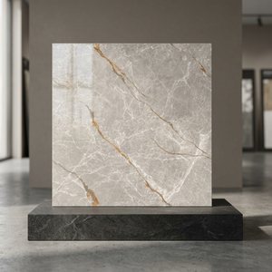 Kiara Brown Interior Porcelain Floor <b>Tiles</b> 600x600mm Digital Marble Effect Ceramic Flooring - Product Image 5
