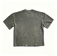 T-shirt personnalisé Kornit DTG, imprimé vintage vieilli, streetwear, effet délavé, pour homme, OEM