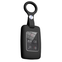 Housse de protection pour clé intelligente en silicone de qualité supérieure, pour clé intelligente, compatible avec Land Rover Range Rover Sport Evoque Defender