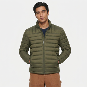 Chaquetas Acolchadas Personalizadas de Alta Calidad, Chaqueta de Invierno de Doble Cara para Hombre, Chaqueta Brillante Personalizada y Desmontable para Hombre - Product Image 1