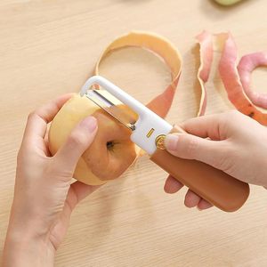 Nouveau produit : Couteau à fruits portable multifonctionnel en acier inoxydable, deux pièces, ambidextre, écologique, pour le camping et la maison - Product Image 2